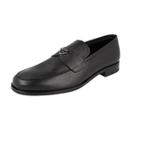 Prada Men's Black Saffiano Leather Penny Loafer Loafers PE0837