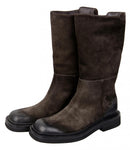 Prada Men's PI051A YYY F0003 welt-sewn Leather Boots
