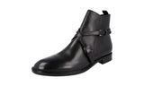 Prada Men's PI0676 070 F0002 Leather Half-Boot
