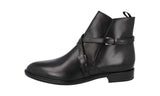 Prada Men's Black Leather Half-Boot PI0676