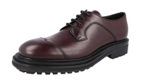 Prada Men's PI279 999 F0397 welt-sewn Leather Business Shoes