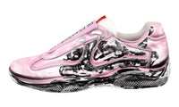 Prada Men's Pink Leather X Cass D3cay Cassius Hirst Sneaker PS0906