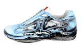 Prada Men's Multicoloured Leather Cass Decay Limited Edition Hirst Americas Cup Sneaker PS0906