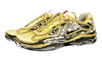 Prada Men's Yellow Leather X Cass D3cay Cassius Hirst Sneaker PS0906