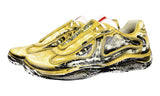 Prada Men's Yellow Leather X Cass D3cay Cassius Hirst Sneaker PS0906