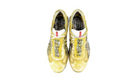 Prada Men's Yellow Leather X Cass D3cay Cassius Hirst Sneaker PS0906