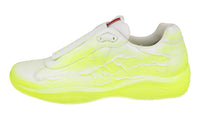 Prada Men's Yellow Leather X Cass Att4ck Cassius Hirst Sneaker PS0906