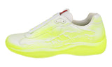 Prada Men's Yellow Leather X Cass Att4ck Cassius Hirst Sneaker PS0906