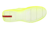 Prada Men's Yellow Leather X Cass Att4ck Cassius Hirst Sneaker PS0906