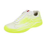 Prada Men's Yellow Leather X Cass Att4ck Cassius Hirst Sneaker PS0906