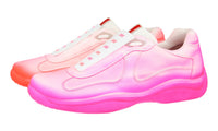 Prada Men's Pink Leather X Cass Rel3ase Cassius Hirst Sneaker PS0906