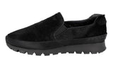 Prada Men's Black Leather Matchrace Sneaker PSU002