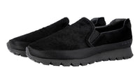 Prada Men's Black Leather Matchrace Sneaker PSU002