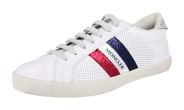 Moncler Women's Ryegrass bianco Leather Sneaker