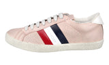 Moncler Women's Pink Leather Sneaker Ryegra