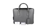 Prada Men's Multicoloured Saffiano Leather Work Bag Folder Bag VS305M
