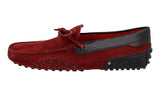 Tod's Men's Red Leather Loafers XRM0EO