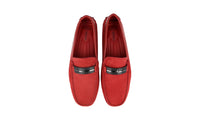 Tod's Men's Red Leather Loafers XRM0GW