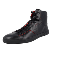 Tod's Men's Black Leather High-Top Sneaker XRM0XY