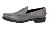 Tod's Men's Grey welt-sewn Leather Penny Business Shoes XXM0GE