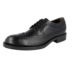 Tod's Men's Black welt-sewn Leather Derby Business Shoes XXM0ML