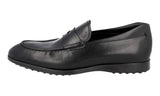 Tod's Men's Black Leather Penny Business Shoes XXM0NG