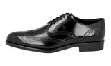 Tod's Men's Black welt-sewn Leather Derby Business Shoes XXM0RQ