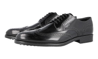 Tod's Men's Black welt-sewn Leather Derby Business Shoes XXM0RQ