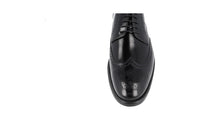 Tod's Men's Black welt-sewn Leather Derby Business Shoes XXM0RQ