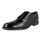 Tod's Men's Black welt-sewn Leather Derby Business Shoes XXM0RQ