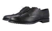 Tod's Men's Black welt-sewn Leather Derby Business Shoes XXM0RQ