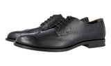 Tod's Men's Black welt-sewn Leather Derby Business Shoes XXM0SX