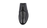 Tod's Men's Black welt-sewn Leather Derby Business Shoes XXM0SX
