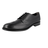 Tod's Men's Black welt-sewn Leather Derby Business Shoes XXM0SX