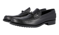 Tod's Men's Black welt-sewn Leather Business Shoes XXM0UD
