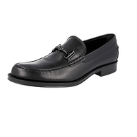 Tod's Men's Black welt-sewn Leather Business Shoes XXM0UD