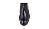 Tod's Men's Black welt-sewn Leather Derby Business Shoes XXM0WP