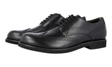 Tod's Men's Black welt-sewn Leather Derby Business Shoes XXM0WP