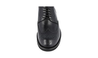 Tod's Men's Black welt-sewn Leather Derby Business Shoes XXM0WP