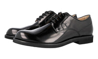 Tod's Men's Black welt-sewn Leather Derby Business Shoes XXM0WP