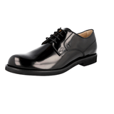 Tod's Men's Black welt-sewn Leather Derby Business Shoes XXM0WP