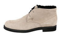 Tod's Men's Beige Leather Lace-up Shoes XXM0WP