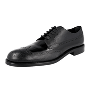 Tod's Men's Black welt-sewn Leather Derby Business Shoes XXM0XR