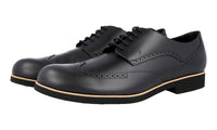 Tod's Men's Black Full Brogue Leather Derby Business Shoes XXM0XU