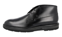 Tod's Men's Black Leather Lace-up Shoes XXM0ZE