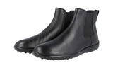 Tod's Men's Black Leather Half-Boot XXM0ZG