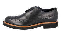 Tod's Men's Black Full Brogue Leather Business Shoes XXM0ZR