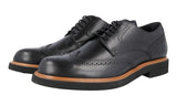 Tod's Men's Black Full Brogue Leather Business Shoes XXM0ZR