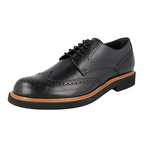 Tod's Men's Black Full Brogue Leather Business Shoes XXM0ZR