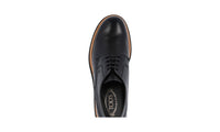 Tod's Men's Black Leather Derby Business Shoes XXM0ZR